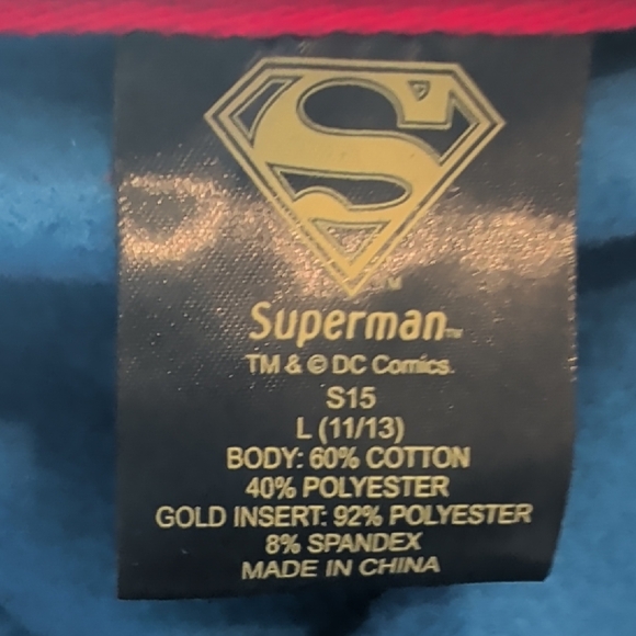 Superhero Hoodie - Red, Blue, and Gold - Picture 3 of 3